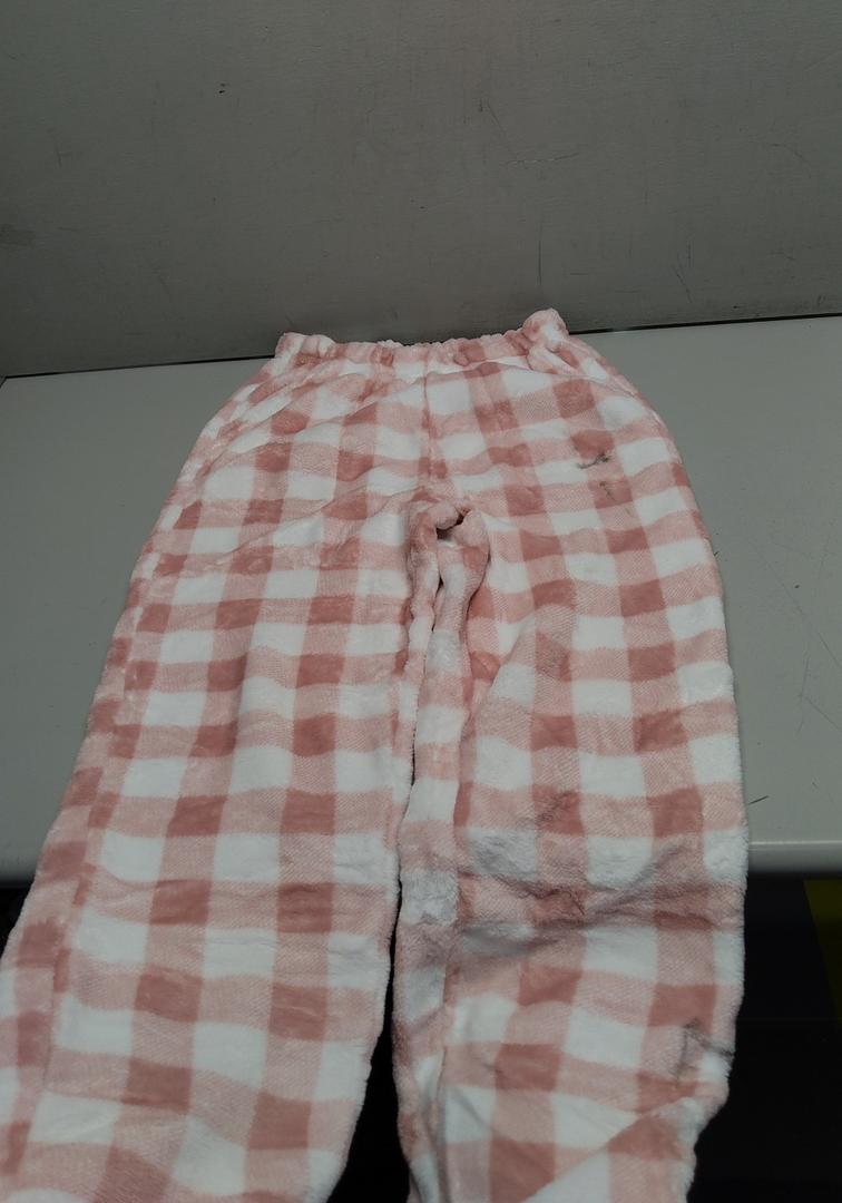 Flannel Pajama Pants Women Casual Pj Pants Winter Drawstring Fuzzy Pajama Pants Comfort Home Cute Pants With Pockets Warm Fleece Pajama Pants Pinks M