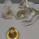 Vintage Brass Gold Taper Candle Holders Set of 6, Metal Candlestick Holders Elegant Handcrafted Décor for Weddings, Dining & Meditation, Table Centerpiece, Party, Christmas Decoration or Home Decor