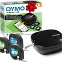 DYMO LetraTag 200B Bluetooth Compact Label Maker, Value Pack, Wireless Connection to iOS and Android, Includes 3 Assorted Label Tapes