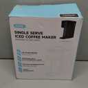 Mini Hot and Iced Coffee Maker Single Serve, for K Cup and Ground, 6 to 14 Oz Brew Sizes, with Recipe Book, for Home, Travel, RV, Office and Dorm, Classic Black (2.0 Version)