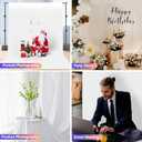 White Backdrop for Photoshoot, 10x10 ft Photo Backdrop Curtain Double-Side for Photography, Polyester Fabric White Background Screen for Photographic Studio Baby Picture Party Prop (Backdrop Only)