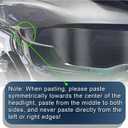 PSLER Motorcycle Headlamp Guard Covers for CVO Road Glide Front Headlight Cover Headlight Lens Cover for CVO Road Glide FLTRXSE 2023-2025 Road Glide/ST 2024-2025
