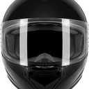 Motorcycle Helmets Full Face for Adults Motorcycle Helmet Men & Women - DOT Approved with 2 Removable Visors (1 Clear + 1 Tinted), Suitable for Powersports, Bike & Motocross Rides (Black), Small 