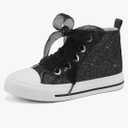 Toandon Kids Adorable Fashion High Top Casual Canvas Sneakers 3