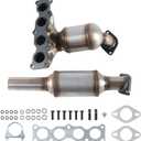 Front&Rear Catalytic Converter set Direct Fit Compatible with 2017-2018 Hyundai Santa Fe Sport 2.4L High Performance Catalytic Convertor