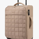 LOVEVOOK Carry On Luggage 22x14x9 Airline Approved, 20 Inch Softside with Wheels, Lightweight Spinner Suitcase with TSA Lock, Water-Resistant Large Capacity for Travel, Khaki