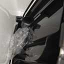 IRIS USA Dog Food Storage Container, 2 Pack, Up to 30 lbs Each, Airtight Seal for Freshness, Wheels for Rolling, Easy One Hand Opening, Made in USA, BPA Free, Clear/Black