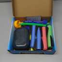 Otoseth Toys Rocket Launcher for Kids - Launch up to 100 Ft, 8 Multi-Color Foam Rockets & Adjustable Launch Stand, Kids Outdoor Toys, Age 3+