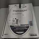 KOHLER 20110-96 Brevia, Slow Close Toilet Seat, Elongated Toilet Seat, Grip-Tight Bumpers Quick-Attach Hardware, Biscuit