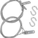 scottchen PRO Garage Door Safety Cable for Extension Springs Galvanized Carbon Steel 8-1/2 ft x 1/8" 7x7 Strands - 1Pair