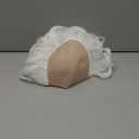 Short White Curly Old Man Bald Head Wig Receding Hairline Fluffy Wig Synthetic Soft Costumes Cosplay Costume Hair(White)