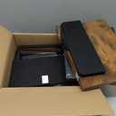HOOBRO File Cabinet, 2-Drawer Vertical Mobile Office Cabinet, Rolling Printer Stand, for A4/Letter Size Files, Nonwovens Drawer, for Home Office, Rustic Brown and Black BFK21WJ01, 15.7"D x 15.7"W x 19.6"H