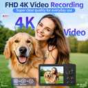 Digital Camera for Photography Autofocus, 4K Point and Shoot Cameras with 32GB SD Card, 16X Digital Zoom, Portable Travel Camera for Beginner, Small Compact Digital Camera for Adult Teens, Blue