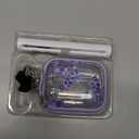 Inesore for AirPods Pro 3 Case 2025 with Lock, for Women Girly Floral Clear Case Compatible with Apple Airpods Pro 3rd Generation Cover, with Phone Stand,Keychain & Cleaner Kit -Purple Flower