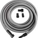 Cen-Tec Systems 94159 Premium 30 Ft. Shop Vacuum Hose with Power Tool Adapter Set Silver