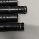 NICETOWN Thermal Insulated Black Blackout Curtains/Drapes 84 inches Length 2 Panels Set for Living Room, 42 inches Wide, Privacy Sound Reducing Room Darkening Draperies Window Treatment