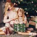 6 x RiukRaiu Dinosaur Christmas Wrapping Paper for Kids Adults - Green Xmas Gift Wrap Santa Hat T-Rex Trees Candy Canes Colorful Flags Stars Snowflakes for Holiday Party - 4 Jumbo Sheets, 40 x 28 Inches Each