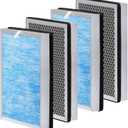 Upgraded 25 Replacement Filter Compatible with MA 25 S1/W1/B1 Air Purifier 4-in-1 Activated Carbon Air Filters Replacement (4 Pack Blue-Upgraded Version