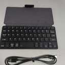 Universal Wireless Keyboards Ultra Light Portable Mini Keyboard with Adjustable Angle Stand & Leather Case,Computer Keyboards Rechargeable Travel Bluetooth Keyboard for iPad Android,Windows and iOS