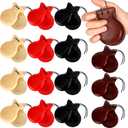 8 Pcs Spanish Castanets Musical Instrument Flamenco Castanets with String Traditional Wood Hand Percussion for Adults Beginners Spain Souvenir Gift, 4 Colors