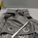 ChrisDowa Grommet Blackout Curtains for Bedroom - Thermal Insulated Room Darkening Curtains for Living Room (1 Panel Set, Dark Grey,42W x 63L)