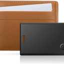 Wallet Tracker:2026 Tracker Card for iPhone & Apple Find My - Card Locator (2-Pack) for Keys, Wallet, & Bags, Long-Lasting Battery, Lost Mode & Alerts