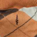 KOOLTAIL Fall Dog Sweater Pet Knitted Clothes - Classic Plaid Pullover Turtleneck Thanksgiving Dog Sweaters with Leash Hole, Thick Cold Weather Pet Outfits for Small Medium Large Dogs Cats Puppy L (Orange)