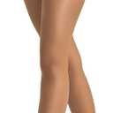 LABELLA 12D Super Shimmer Sheer Pantyhose for Women Silky Oil Glossy Pantyhose Shiny Dance Tights (Medium, Cocoa)