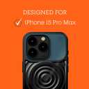 STM Reawaken Ripple MagSafe Case for iPhone 15 Pro Max - Designed to Calm Your Mind - High-Clarity Polycarbonate - Impact Absorbing TPU for Enhanced Drop Protection - Clear