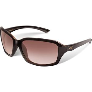KastKing Alanta Polarized Sport Sunglasses for Men and Women,Ideal for Driving Fishing Cycling and Running,UV Protection (Frame: Dark Brown /Lens: Brown)