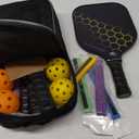 Pickleball-Paddles-Set of 4 or 2 Rackets by JoncAye, USAPA Approved Pickle-Ball Equipment with Balls, Bag, Accessories, Fiberglass Graphite Pickleball Racquet Set for Men, Women, Kids, Adults