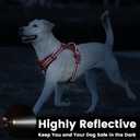 No Pull Dog Harness, Reflective Puppy Vest for Small Medium Large Sized Dog(Burgundy Red,M)