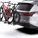 Hitch Bike Rack for Car, 200 lbs Capacity Heavy-Duty E-Bike Carrier, Tilting Foldable Design with Anti-Theft Lock, Fits 2" Receiver, for SUV, Truck, RV