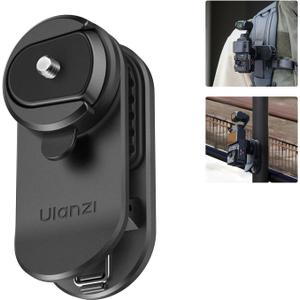 ULANZI CK02 Cka Quick Release Camera Backpack Mount Clip, Magnetic Mount Stand with Standard 1/4" Thread for GoPro Hero, Insta360, DJI Osmo, Action Cameras, Smartphones