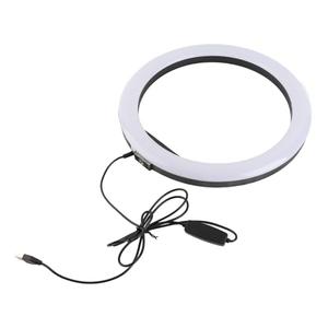 Jwthee Ring Light, 10” 160 LED Circle Lights Round Circline Lamp with Ball Head LED Selfie Light for Phone Photography Makeup Live Streaming