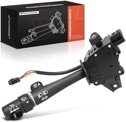 A-Premium Multifunction Switch w/Turn Signal, Wiper, Cruise Control Compatible with Chevy, GMC, Cadillac Vehicles, Silverado, Tahoe, Sierra, Envoy, Yukon, Escalade & More