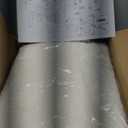 Storage Ottoman, Small Foot Stool Ottoman with Storage, Boucle Teddy Velvet Foot Rest with Padded Seat, Sturdy Wood Legs Stool for Living Room, Bedroom, Couch, Enterway (Cream)