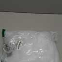 White Tulle Backdrop Curtain with Lights, Elegant Sheer Photo Backdrop Drapes, Soft Fabric Curtain for Weddings Brithday Parties Photography Background Decor, 10ftx8ft