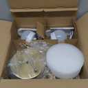 Vintage Battery Operated Wall Sconce Set of 2, Wireless Wall Sconces with Amber Glass Lampshade,Rechargeable Wall Lights with Remote Control for Bedroom, Living Room