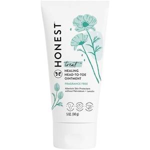 The Honest Company Head to Toe Multi-Purpose Healing Ointment | Safe for Sensitive Skin | Hypoallergenic, Fragrance Free, Vegan | 5 oz