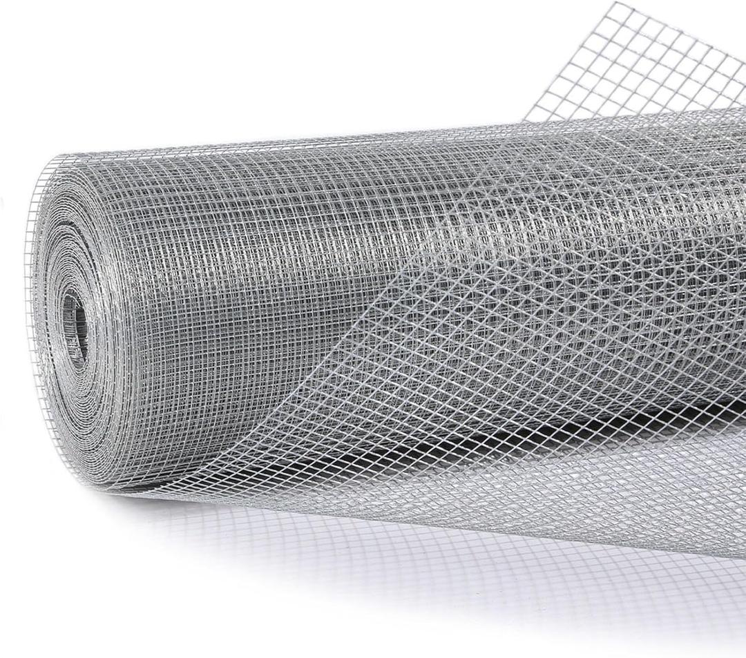 Hardware Cloth 1/4 in. x 4 ft. x 50 ft. 23-Gauge, Chicken Wire Fencing, Wire Fence Roll, Garden Fencing, Wire Cloth, Snake Fencing, Hardware Mesh, Wire Mesh Fencing