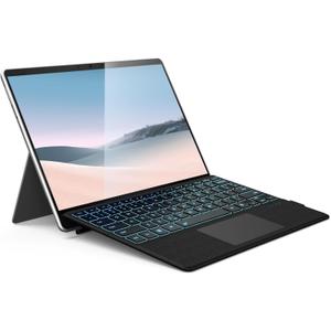 Surface Pro Keyboard, Wireless Type Cover for Microsoft Surface Pro 7 Plus 7/6/5/4/3 12.3 inch, 7 Color Backlit Bluetooth Ultra-Slim Portable Magnetic Keyboard with Trackpad, Auto Wake up/Sleep (Black)