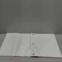 ALYVIA SPRING Stall Fabric Shower Curtain Liner Waterproof - 36" x 72", Soft & Lightweight Small Shower Curtain with Magnets for Narrow Stall Size, Machine Washable - 36x72, White