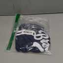 Milumia Women Graphic Jersey Shirts Backless Halter Top Sexy Deep V Neck Sleeveless Crop Tops Streetwear (Large, Blue)