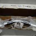 LCGP 4" Elbow Exhaust Tip with a Clamp, Chrome Electroplated Exhaust Pipe 4" Inlet 5" Outlet 23" Length Turndown Diesel Exhaust Tip