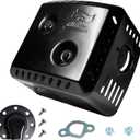 JMCHstore Exhaust Muffler For Coleman CT200U BT200X KT196, Silencer for Baja MB165 MB200 Doodlebug Mini Bike, Axis M200, Mini Bikes 212CC, Hisun 196cc Engine, Go Karts