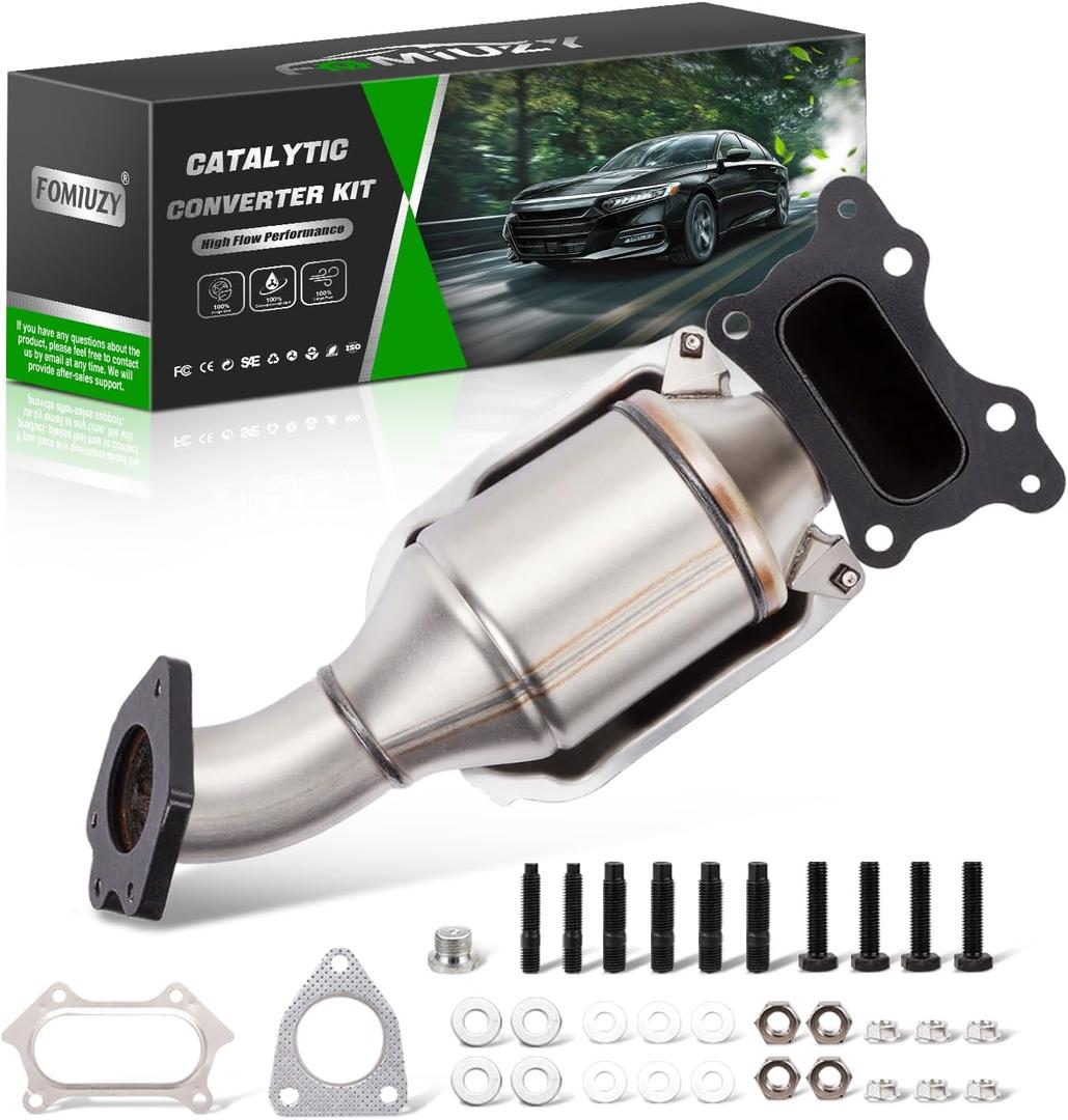 High Flow Front Catalytic Converter Kit Direct-Fit Honda Accord 2013-2017 2.4L Acura TLX 2015-2020 2.4L CRV CR-V 2015-2019 2.4L