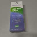 3 x Small Toe Protectors Soft Gel Silicone Toe Caps for Pain Relief, Corns, Ingrown Toenails 6-Pack Bandages for Men & Women