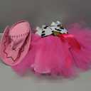 Tutu Dreams Halloween Cowgirl Costume for Girls 1Y with Bandana Cowboy Hat Birthday Party Dress Up Clothing