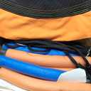 PACEARTH 40 Inch Saucer Tree Swing Flying 900lb Weight Capacity 2 Added Hanging Straps Adjustable Multi-Strand Ropes Colorful Safe and Durable Swing Seat for Children